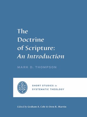 cover image of The Doctrine of Scripture